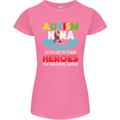 Autism Nana Grandparents Autistic ASD Womens Petite Cut T-Shirt Azalea