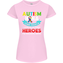 Autism Nana Grandparents Autistic ASD Womens Petite Cut T-Shirt Light Pink