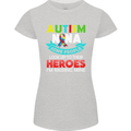 Autism Nana Grandparents Autistic ASD Womens Petite Cut T-Shirt Sports Grey