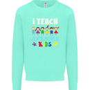 Autism Teacher I Teach Awesome Kid Autistic Mens Sweatshirt Jumper Peppermint