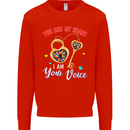Autism You Are My Heart I Am Your Voice ASD Mens Sweatshirt Jumper Bright Red