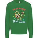 Autism You Are My Heart I Am Your Voice ASD Mens Sweatshirt Jumper Irish Green