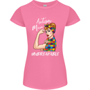 Autistic Mum Unbreakable Autism ASD Womens Petite Cut T-Shirt Azalea