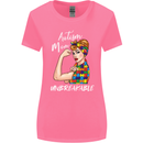 Autistic Mum Unbreakable Autism ASD Womens Wider Cut T-Shirt Azalea