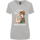 Autistic Mum Unbreakable Autism ASD Womens Wider Cut T-Shirt Sports Grey
