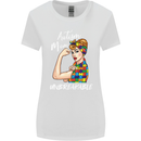 Autistic Mum Unbreakable Autism ASD Womens Wider Cut T-Shirt White