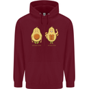 Avocado Gym Funny Fitness Training Healthy Childrens Kids Hoodie Maroon