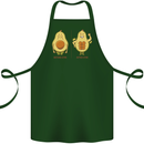 Avocado Gym Funny Fitness Training Healthy Cotton Apron 100% Organic Forest Green