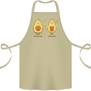 Avocado Gym Funny Fitness Training Healthy Cotton Apron 100% Organic Khaki