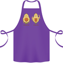 Avocado Gym Funny Fitness Training Healthy Cotton Apron 100% Organic Purple