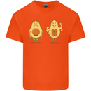 Avocado Gym Funny Fitness Training Healthy Kids T-Shirt Childrens Orange