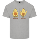 Avocado Gym Funny Fitness Training Healthy Kids T-Shirt Childrens Sports Grey