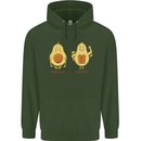 Avocado Gym Funny Fitness Training Healthy Mens 80% Cotton Hoodie Forest Green