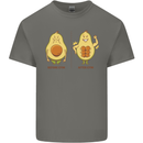 Avocado Gym Funny Fitness Training Healthy Mens Cotton T-Shirt Tee Top Charcoal