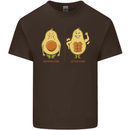 Avocado Gym Funny Fitness Training Healthy Mens Cotton T-Shirt Tee Top Dark Chocolate