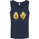 Avocado Gym Funny Fitness Training Healthy Mens Vest Tank Top Navy Blue
