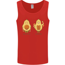 Avocado Gym Funny Fitness Training Healthy Mens Vest Tank Top Red