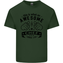 Awesome Chef Looks Like Funny Cooking Mens Cotton T-Shirt Tee Top Forest Green