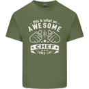 Awesome Chef Looks Like Funny Cooking Mens Cotton T-Shirt Tee Top Military Green