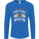 Awesome Chef Looks Like Funny Cooking Mens Long Sleeve T-Shirt Royal Blue