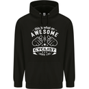Awesome Cyclist Looks Like This Cycling Childrens Kids Hoodie Black