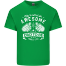 Awesome Dad to Be Looks New Dad Daddy Mens Cotton T-Shirt Tee Top Irish Green