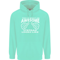 Awesome Stepdad Funny Father's Day Step Dad Mens 80% Cotton Hoodie Peppermint