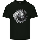 Axoloti Yin Yang Kids T-Shirt Childrens Black