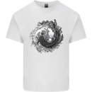 Axoloti Yin Yang Kids T-Shirt Childrens White