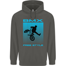 BMX Freestyle Cycling Bicycle Bike Childrens Kids Hoodie Storm Grey