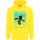 BMX Freestyle Cycling Bicycle Bike Childrens Kids Hoodie Yellow