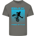 BMX Freestyle Cycling Bicycle Bike Mens Cotton T-Shirt Tee Top Charcoal