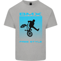 BMX Freestyle Cycling Bicycle Bike Mens Cotton T-Shirt Tee Top Sports Grey