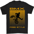 BMX Freestyle Cycling Bicycle Bike Mens T-Shirt Cotton Gildan Black
