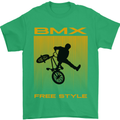 BMX Freestyle Cycling Bicycle Bike Mens T-Shirt Cotton Gildan Irish Green