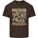 BMX Pro-Rider 1977 Cycling Bike Bicycle Mens Cotton T-Shirt Tee Top Dark Chocolate