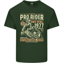 BMX Pro-Rider 1977 Cycling Bike Bicycle Mens Cotton T-Shirt Tee Top Forest Green
