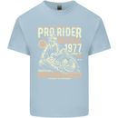 BMX Pro-Rider 1977 Cycling Bike Bicycle Mens Cotton T-Shirt Tee Top Light Blue