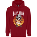 Babylorian Funny Baby Infant Toddler Parody Childrens Kids Hoodie Red