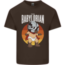 Babylorian Funny Baby Infant Toddler Parody Mens Cotton T-Shirt Tee Top Dark Chocolate