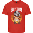 Babylorian Funny Baby Infant Toddler Parody Mens Cotton T-Shirt Tee Top Red