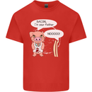 Bacon I'm Your Father Funny Food Diet Mens Cotton T-Shirt Tee Top Red