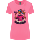 Bad Santa Claus Funny Skull Beer Alcohol Womens Wider Cut T-Shirt Azalea