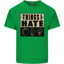 Bad Wifi Low Battery Lag Gaming Gamer Phone Mens Cotton T-Shirt Tee Top Irish Green