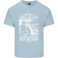Balls & Beard Biker Motorcycle Motorbike Mens Cotton T-Shirt Tee Top Light Blue
