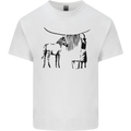 Banksy Zebra Stripes Mens Cotton T-Shirt Tee Top White