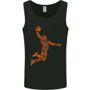 Basketball Word Art Mens Vest Tank Top Black
