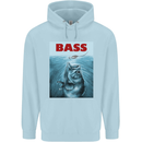 Bass Fishing Parody Fuuny Fisherman Childrens Kids Hoodie Light Blue