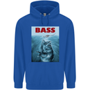 Bass Fishing Parody Fuuny Fisherman Childrens Kids Hoodie Royal Blue