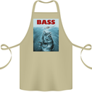 Bass Fishing Parody Fuuny Fisherman Cotton Apron 100% Organic Khaki